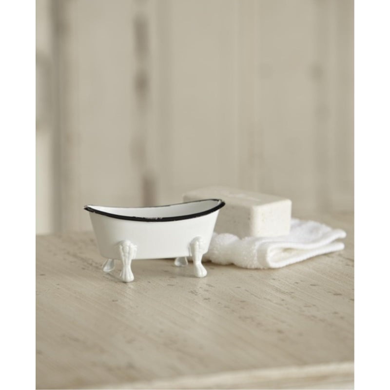 MIDWEST CORVETTE Black and White Bathtub Metal 5.5 x 2.75 Decorative Counterop Figurine - Image 3